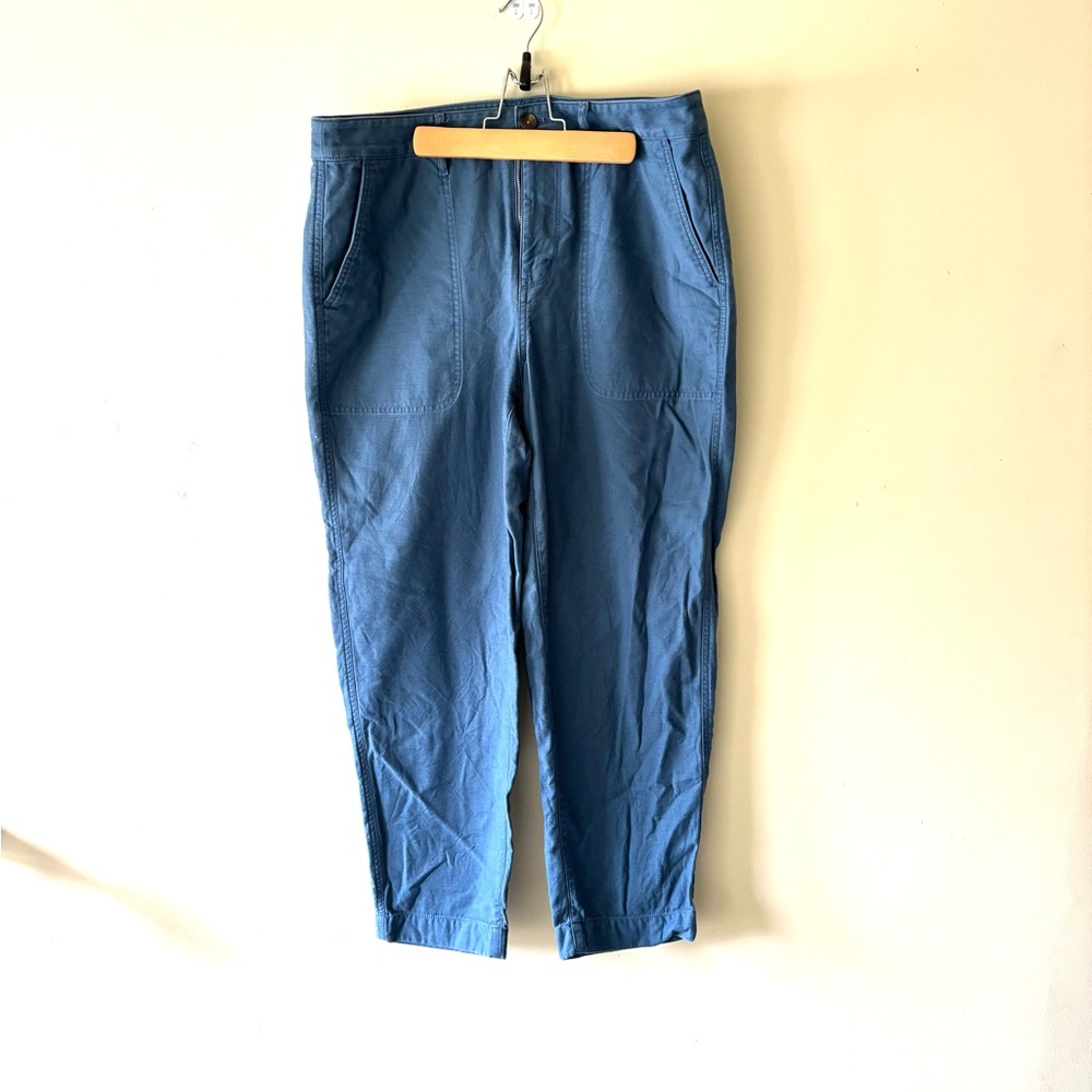 Relaxed fit Blue Cotton Pants
